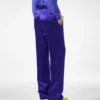 Gepunktete Jacquard-Plisseehose