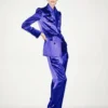 Gepunktete Jacquard-Plisseehose