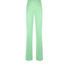 Gerade geschnittene Hose aus gewaschener Baumwoll-Seidenmischung