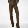 Gerade geschnittene Hose aus Krokodil-Jacquard