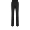 Gerade geschnittene Hose aus Woll-Seiden-Mischung