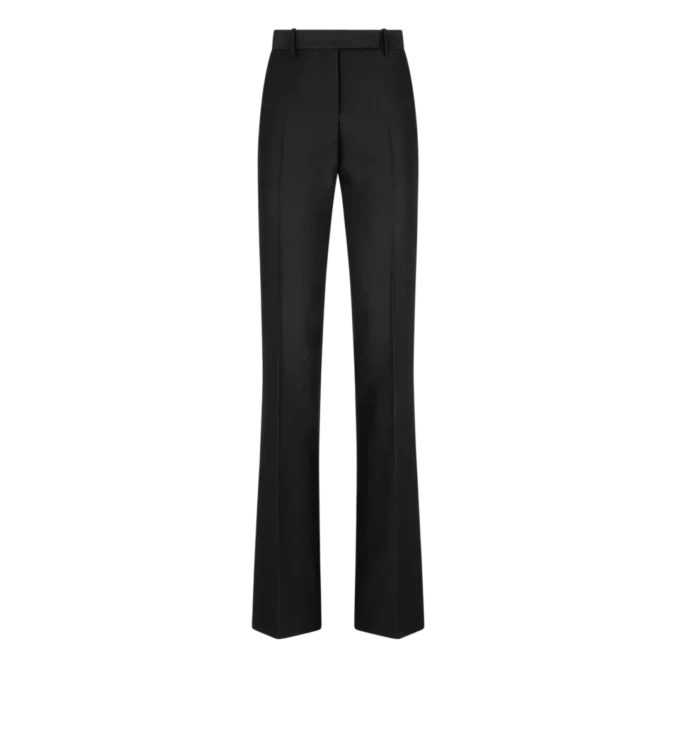 Gerade geschnittene Hose aus Wollseide Radzmir