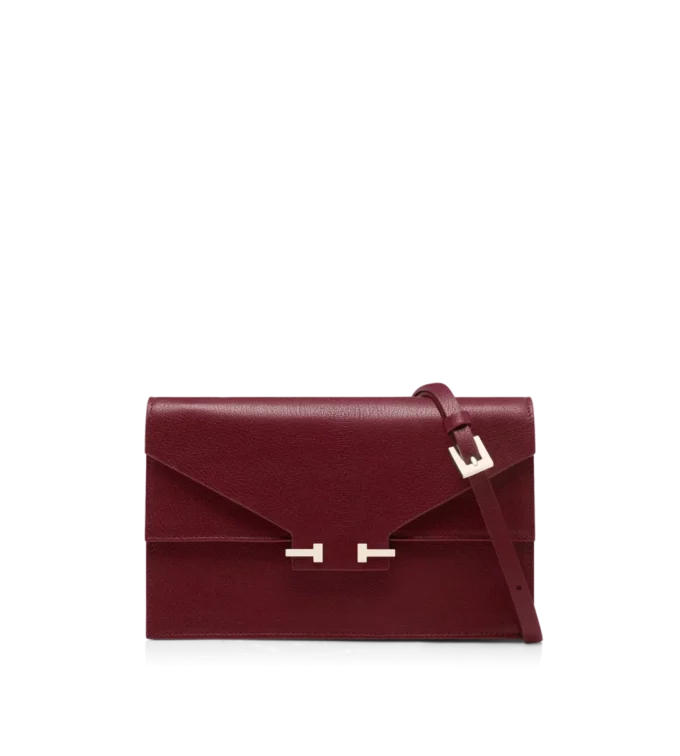 Geschmeidige Aube Mini-Tasche aus genarbtem Leder