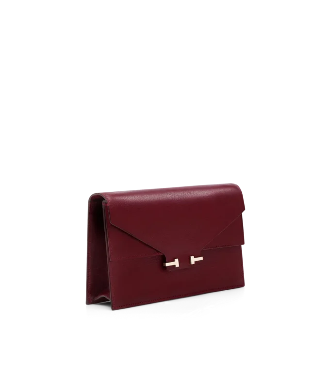 Geschmeidige Aube Mini-Tasche aus genarbtem Leder