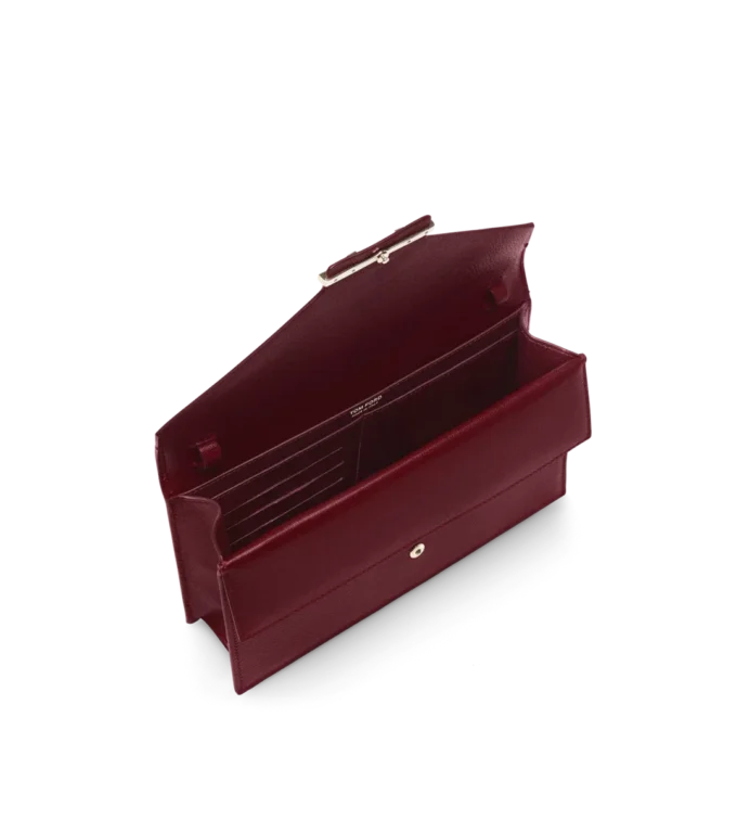 Geschmeidige Aube Mini-Tasche aus genarbtem Leder