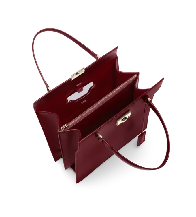 Geschmeidiges Narbenleder Jean Top Handle