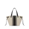 Gestreifte Jacquard-Tasche