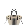 Gestreifte Jacquard-Tasche