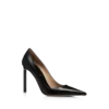 Glänzende Lederpumps