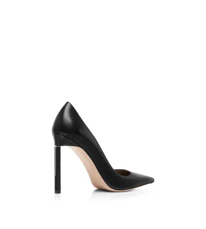 Glänzende Lederpumps