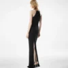 Halterneck-Abendkleid mit Cut-Out