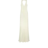 Halterneck-Abendkleid mit Rüschendetails