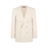 Jacke aus Wolle, Kaschmir und Seide