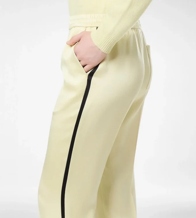 Jogginghose aus doppeltem Seidensatin