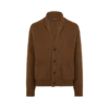 Kaschmir-Strickjacke mit Schalkragen