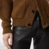 Kaschmir-Strickjacke mit Schalkragen