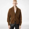 Kaschmir-Strickjacke mit Schalkragen