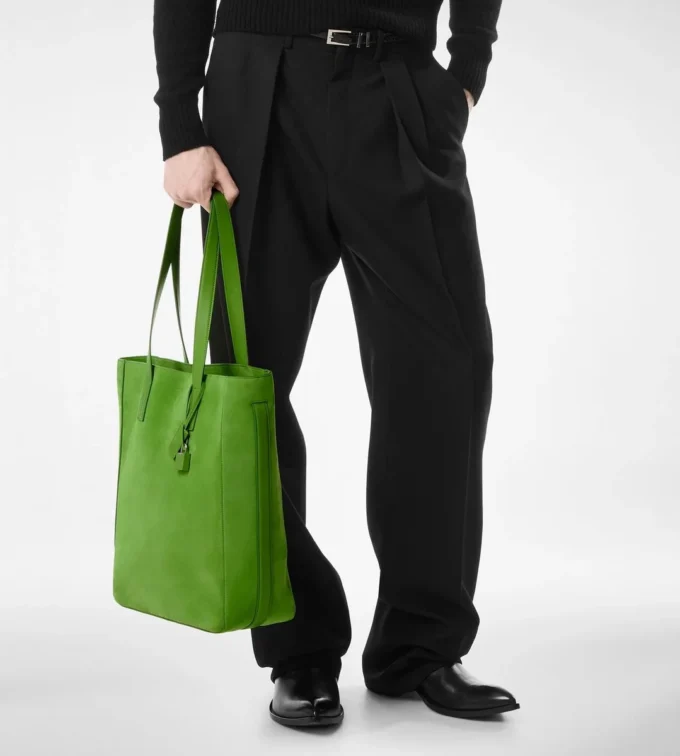 Kaschmir-Wildleder North South Tote