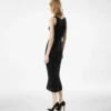 Knielanges Weste-Kleid mit Tom Ford Metallplakette