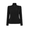 Kompakte Stretch-Bouclé-Wickeljacke