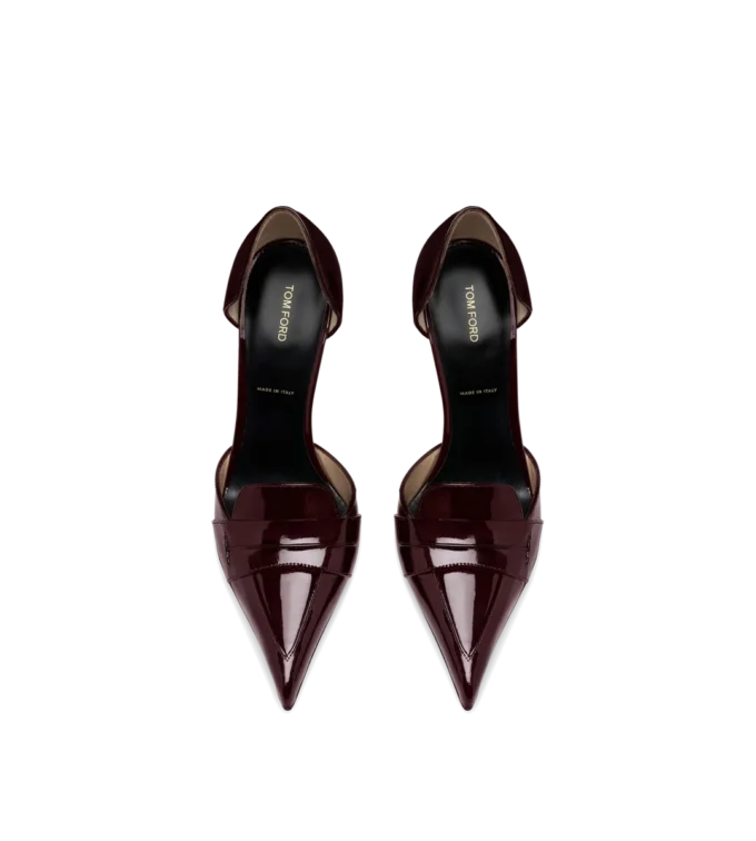 Lackleder-Pumps Eva D’Orsay
