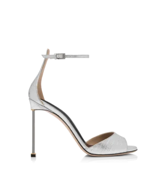 Laminierte, bedruckte Tejus Spire Sandalette mit Fesselriemchen
