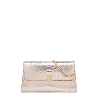 Laminierte Python Nobile Clutch mit Prägung
