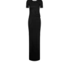 Langes Kleid mit Cut-Out und Kettenverschluss