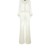 Langärmeliger Jumpsuit mit Raffungen