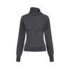 Langärmeliger Strickpullover mit Wickelkragen