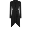 Langärmliges Wickelkleid