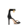 Leder-Sandalen mit Vorhängeschloss