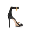 Leder-Sandalen mit Vorhängeschloss