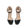 Leder-Sandalen mit Vorhängeschloss