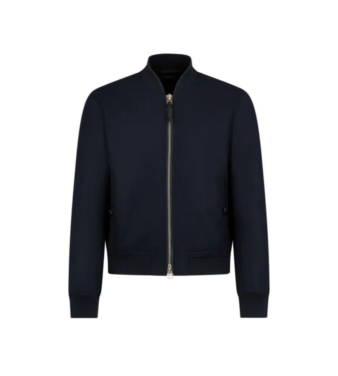 Leichte Bomberjacke aus Filz