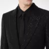 Leichte Bouclé-Jacke mit Pailletten