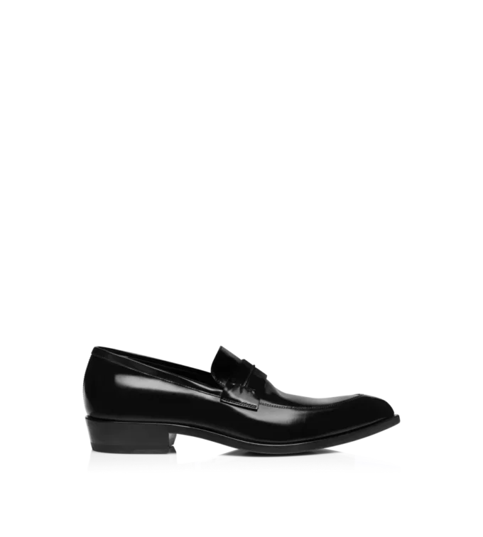 Loafer aus gebürstetem Leder