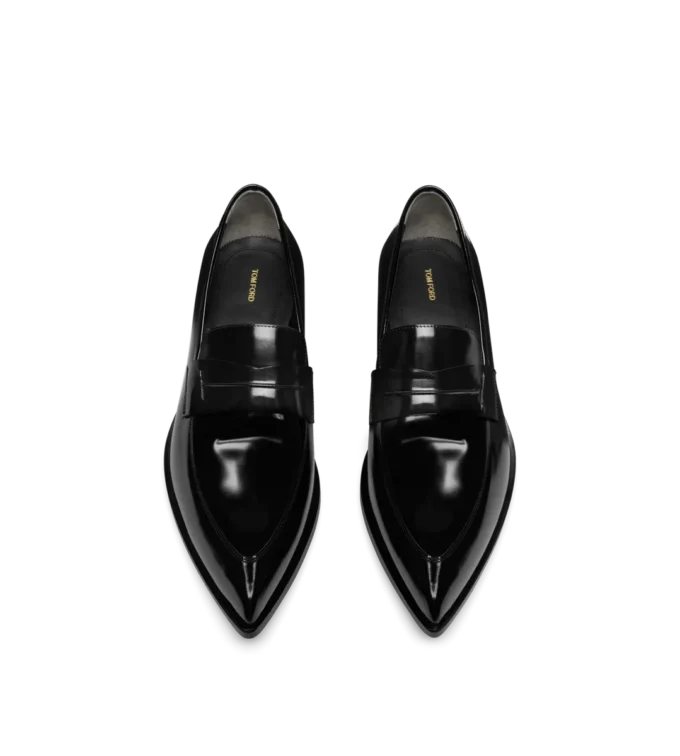 Loafer aus gebürstetem Leder