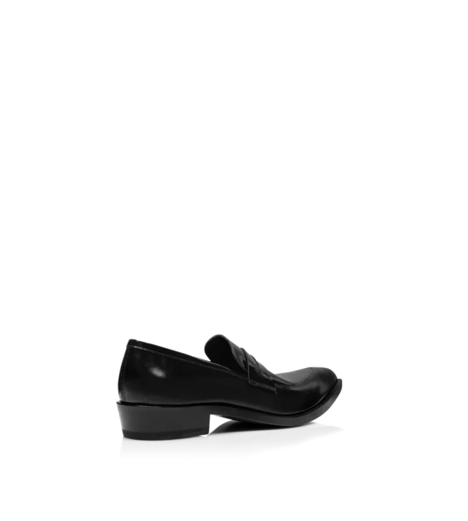 Loafer aus gebürstetem Leder