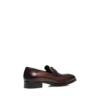 Loafer aus poliertem Leder und Alligatorleder mit gedrehtem Band