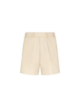 Maßgeschneiderte Shorts aus gebürsteter Baumwoll-Drillich