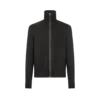 Merino-Fullzip mit Wildlederfront