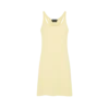 Merino-Piqué-Kleid ohne Ärmel