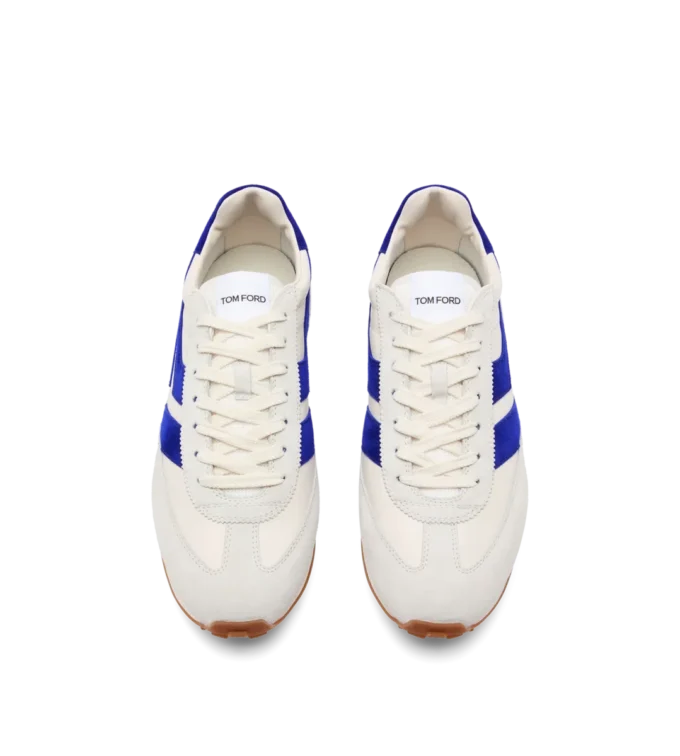 Mick Sneaker aus glattem Leder und Wildleder