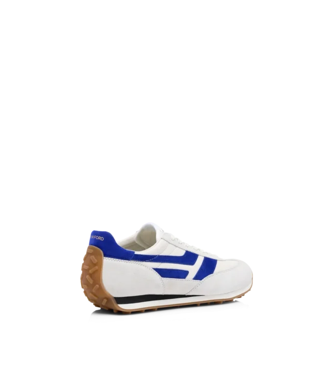 Mick Sneaker aus glattem Leder und Wildleder