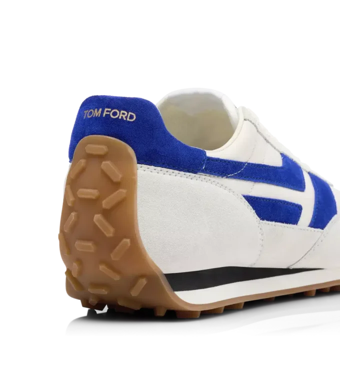 Mick Sneaker aus glattem Leder und Wildleder