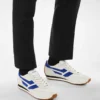 Mick Sneaker aus glattem Leder und Wildleder