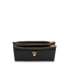 Mini-Tasche aus naturbelassenem Leder mit Vorhängeschloss und Riemen