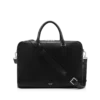 Minimalistische Aktentasche aus genarbtem Leder