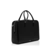 Minimalistische Aktentasche aus genarbtem Leder